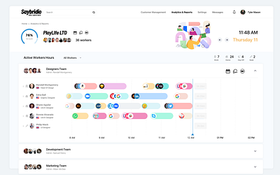 Saybrido - hello hybrid work app design graphic design illustration logo ui ux