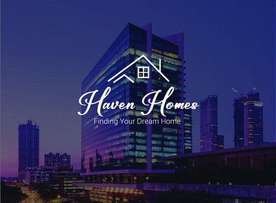 Haven Homes — Elegant Real Estate Logo Design professional logo