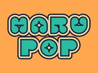Font | Maru Pop design font graphic design illustration mark typography