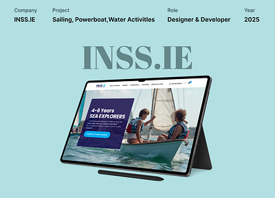 INSS.IE app branding design figma graphic design illustration logo typography ui ux