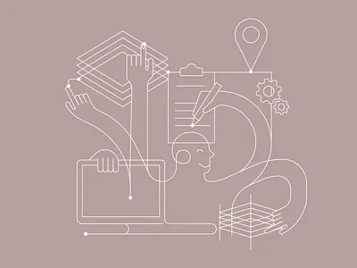 Illustration Design branding design graphic graphic design illustration logo manypixels ui ux vector