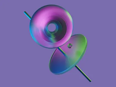3D Luminous Equilibrium 3d 3d art 3d design 3d model 3d modeling 3d render 3d rendering colorful colors fusion conceptual art creative digital art geometric geometric shapes glossy surface gradient gradient coloring modern purple torus