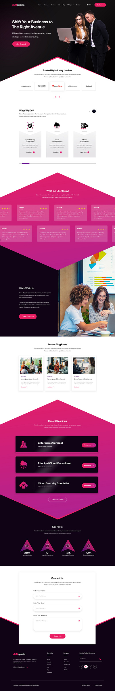 Cyber security homepage design concept cyber security graphic design home security webdesign website