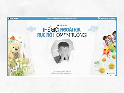 Charity Website animation charity charitywebsite children clean editorial eye eyewebsite historic homepage ui uidesign uxui vietnam webdesign