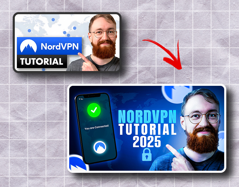 YouTube Thumbnail Redesign advertising branding design digitalart graphic design social media post thumbnail thumbnail design thumnail youtube youtube thumbnail youtube thumbnail design youtube thumbnails