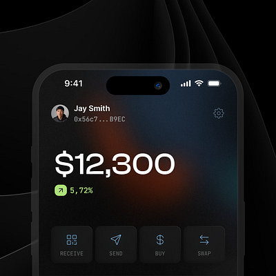 Crypto App Dashboard app crypto design figma iphone ui