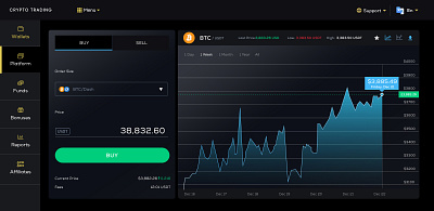 Simple Crypto trading platform design bitcoin crypto dashboard graphic design platform simple trading ui