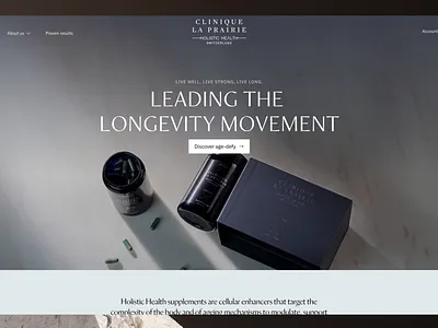 HOLISTIC HEALTH design interface webdesign