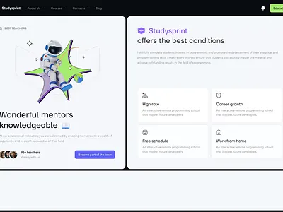 Careers Page education education platform landing landing page online school programming school school school design ui ui design uiux ux design web design