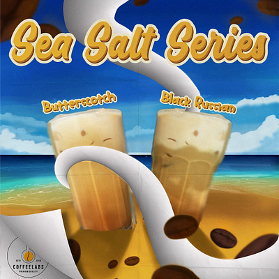 "Sea Salt" Flyer adobe graphic design photoshop