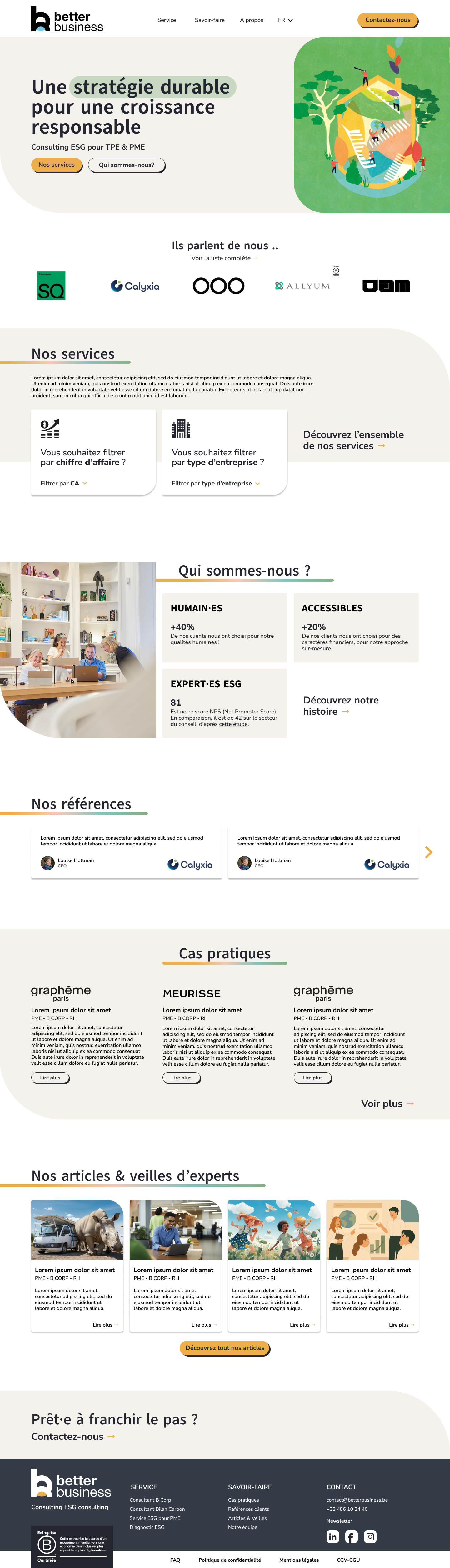 Maquette | Better Business design graphic design maquette ui ux