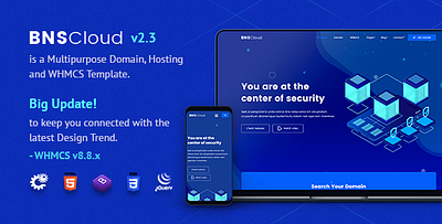 BNSCloud | Multipurpose Hosting with WHMCS HTML Template hosting theme
