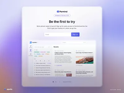 April Recap agency animation cards figma jitter mobile motion product design reel showcase showreel studio web