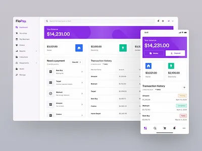 FloPay - Product banking uiux budget tracker ui cash flow app digital wallet expense tracker app finance app design finance dashboard finance planner ui fintech app ui fintech design mobile responsive finance money management app payment tracker ui product website smart wallet ui spending dashboard wallet application