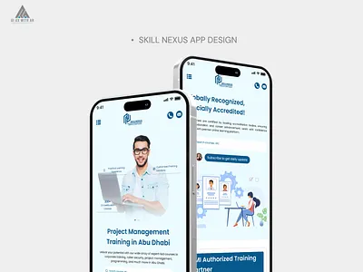 SKILL NEXUS APP DESIGN apps design branding figma design graphic design landing page design logo ui ui design ui ux ui ux design ux design