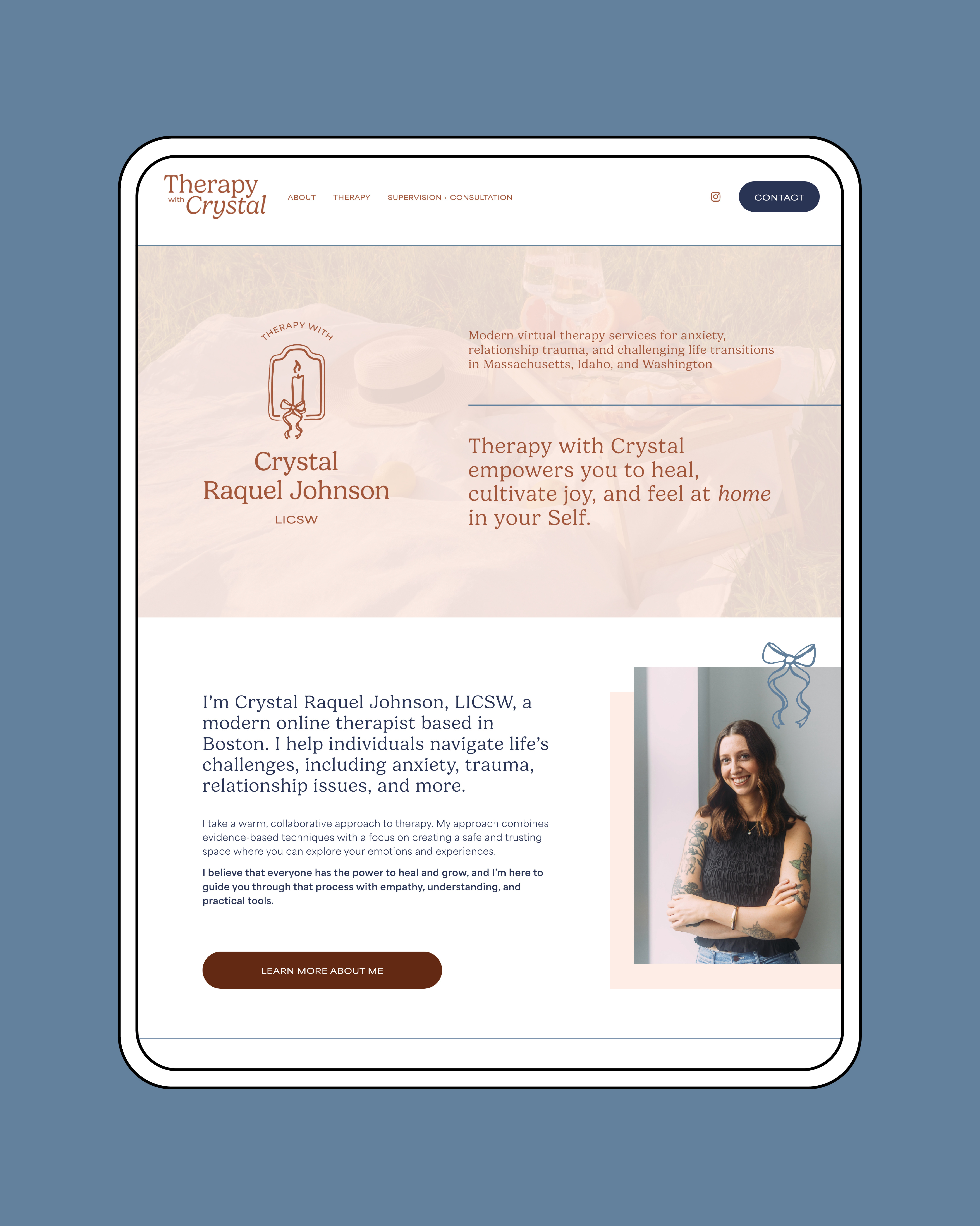 Crystal Raquel Johnson Brand + Website Design brand design branding design graphic design icon design illustration logo logo design ui website design