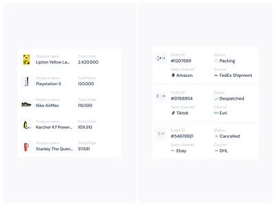 Modal designs for stock management. app concept design figma interface ios ui