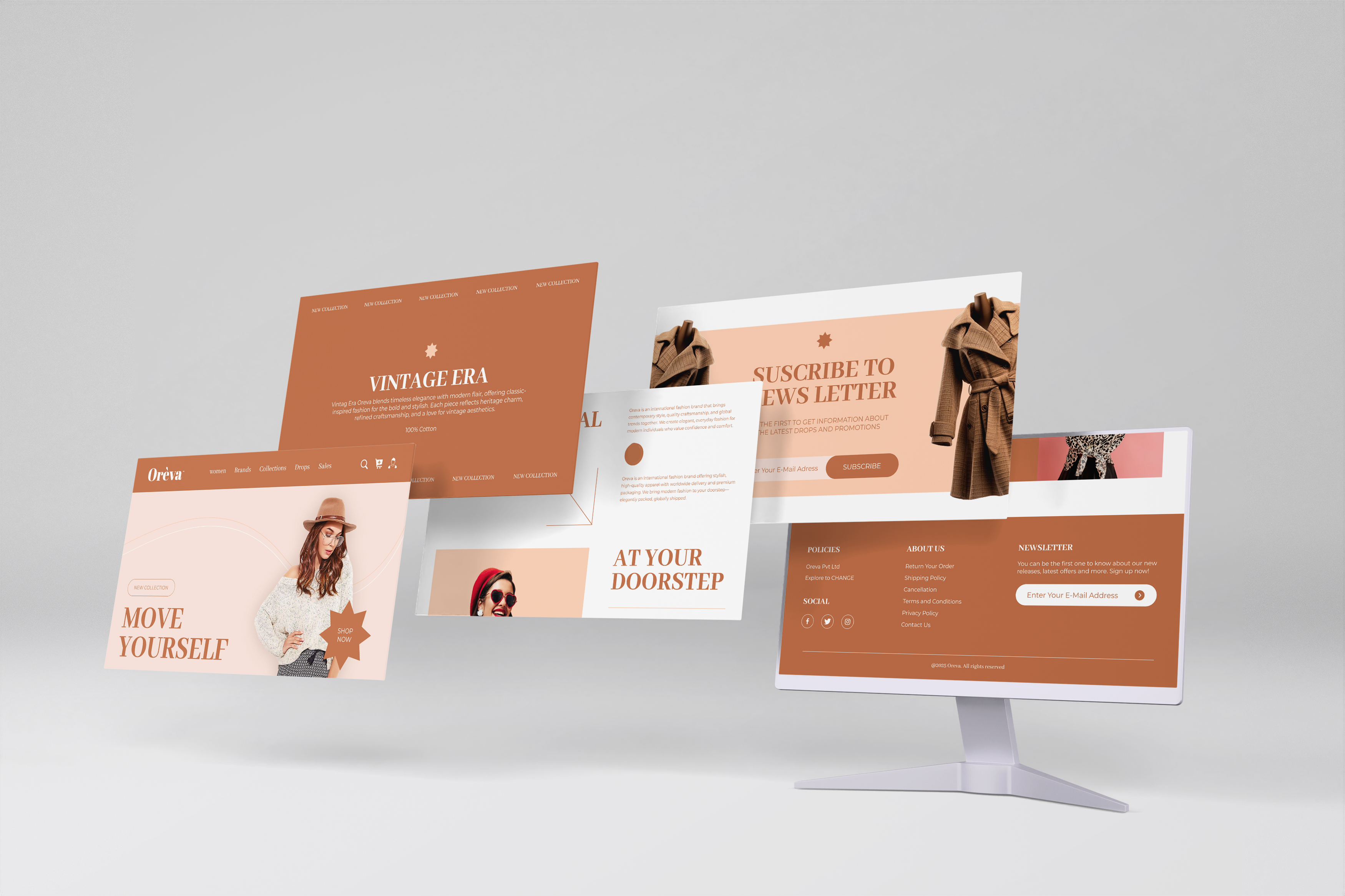 Oreva Fashion | Responsive Web Design branding responsivedesign uiux webdesign