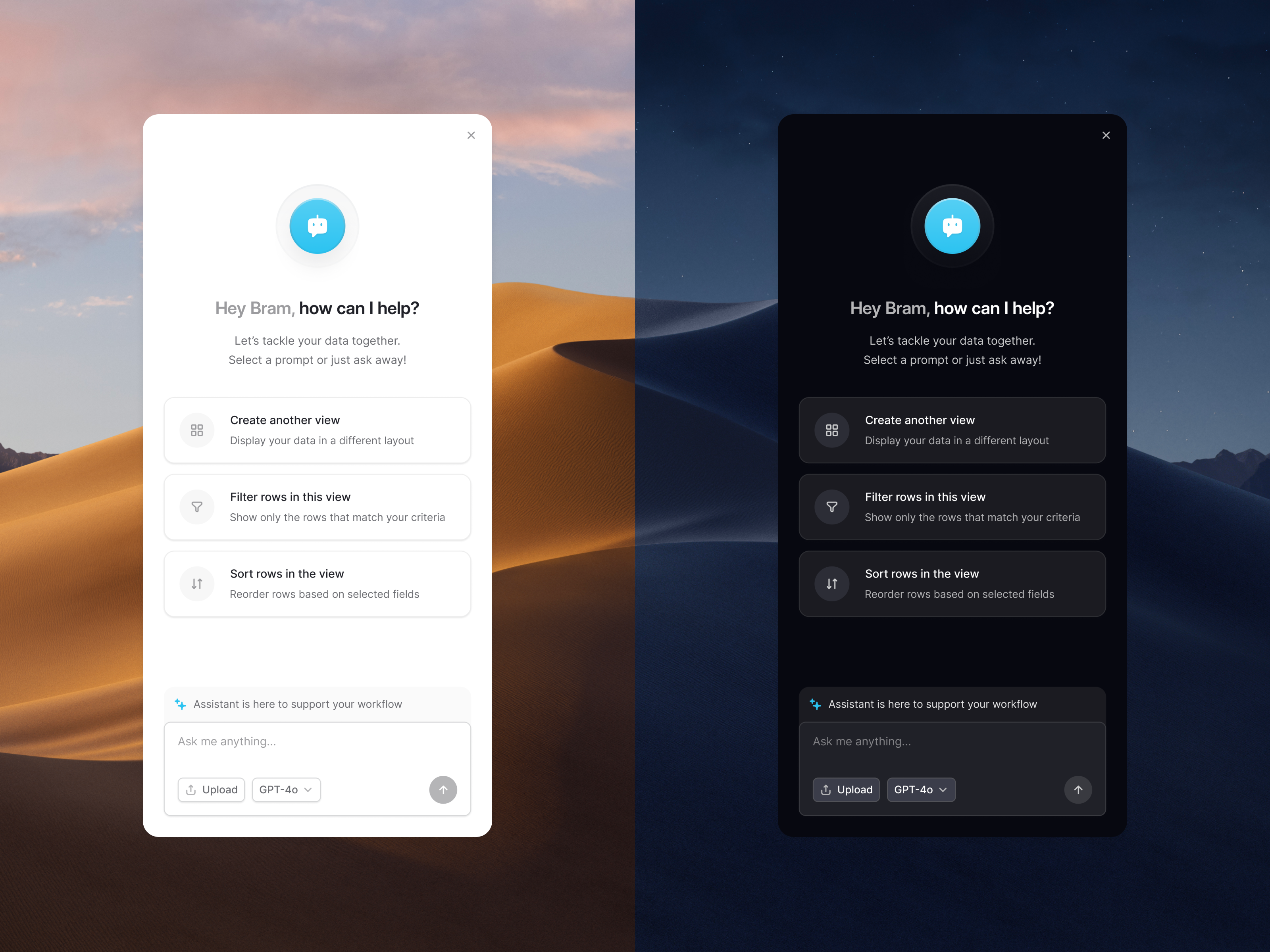 Example of Baserow — AI Assistant 🤖
