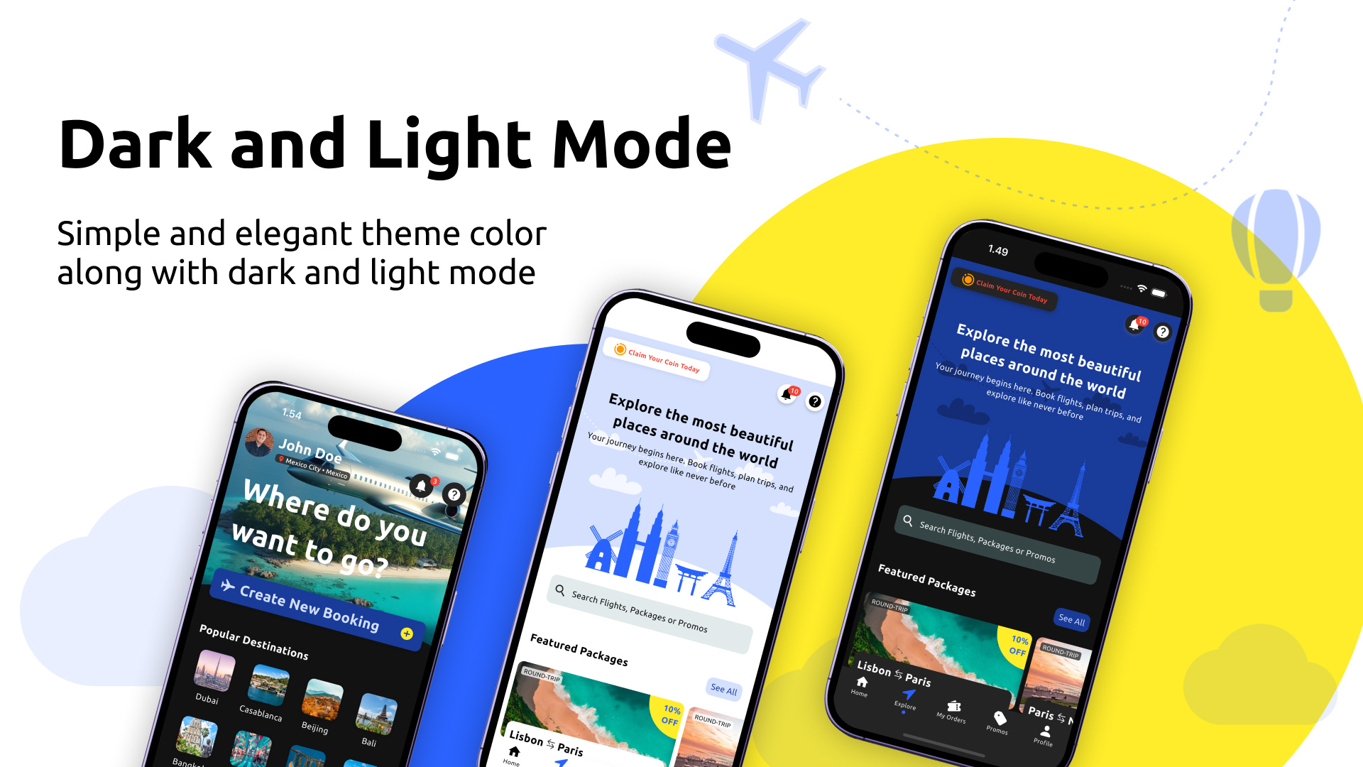 Flutter Flight Booking App by wewewedot on Dribbble