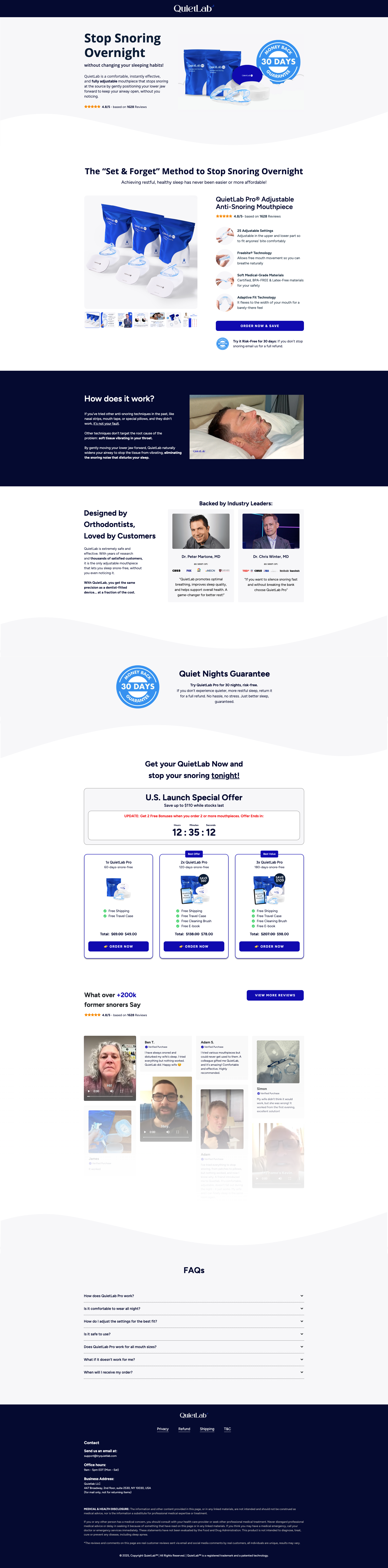 QuietLab Product Page | Funnelish funnelish expert or checkoutchamp quietlab funnelish replo replo expert