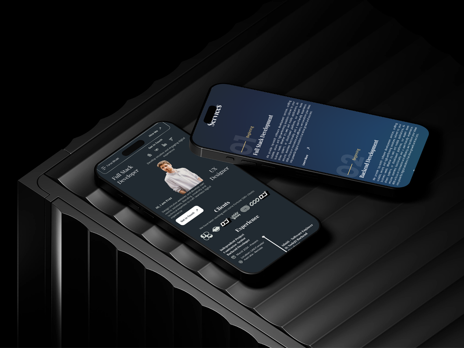 Responsive Personal Portfolio – Landing Page UI by Ramisha Chaudhary on ...
