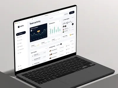Team Activity Dashboard Analytics UX Design collaborationtools designforteams dribbble responsivedesign teamwebsite uiux webdesign