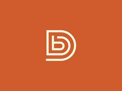 DB Custom Monogram avatar brand identity branding design graphic design icon illustration logo logos monogram visual identity