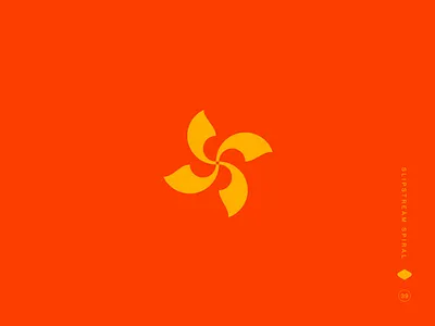 Slipstream Spiral abstract flower abstract logo brand identity dribbble art dynamic logo floral spiral flowing logo geometric logo graphic design logo design modern logo motion logo slipstream spiral spinning logo spiral logo sun flower sunburst logo symbol design twisting logo visual identity