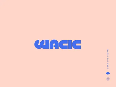 WACIC: Extra Bold Type Play 80s typography acronym logo bold typography brand identity creative type extra bold extra bold logo font design geometric type graphic design lettering logo design modern type text design type play typography unique type vector logo wacic wordmark