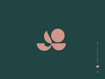 Ballard Blossom abstract flower ballard blossom blossom logo botanical logo brand identity creative logo floral design flower logo geometric logo logo design minimalist logo modern logo modern plant symbol nature logo organic logo plant logo symbol design unique logo vector logo visual identity
