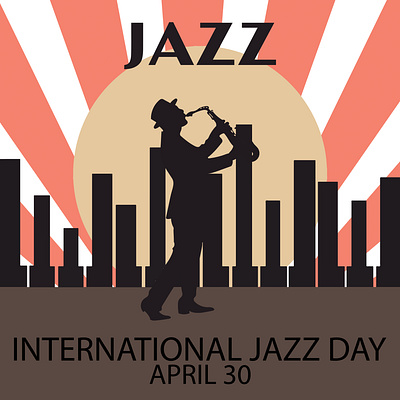 INTERNATIONAL JAZZ DAY adobe illustrator branding design graphic design hiphop illustration international jazz day jazz jazzy beats logo music typography ui ux vector world