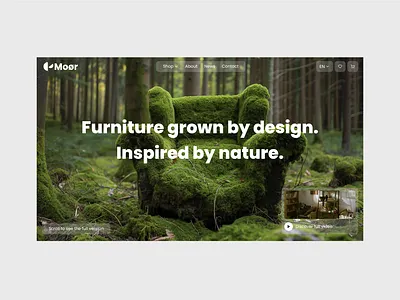 E-Commerce Concept for Organic Furniture branding design dribbbleportfolio ui ux ux research webdesign website
