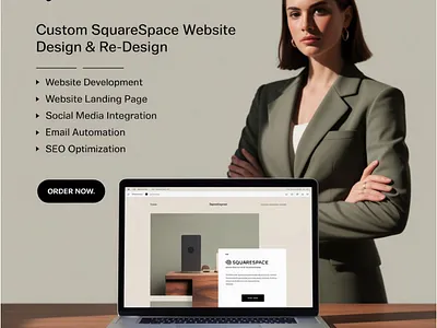 Squarespace Website Design branded squarespace site