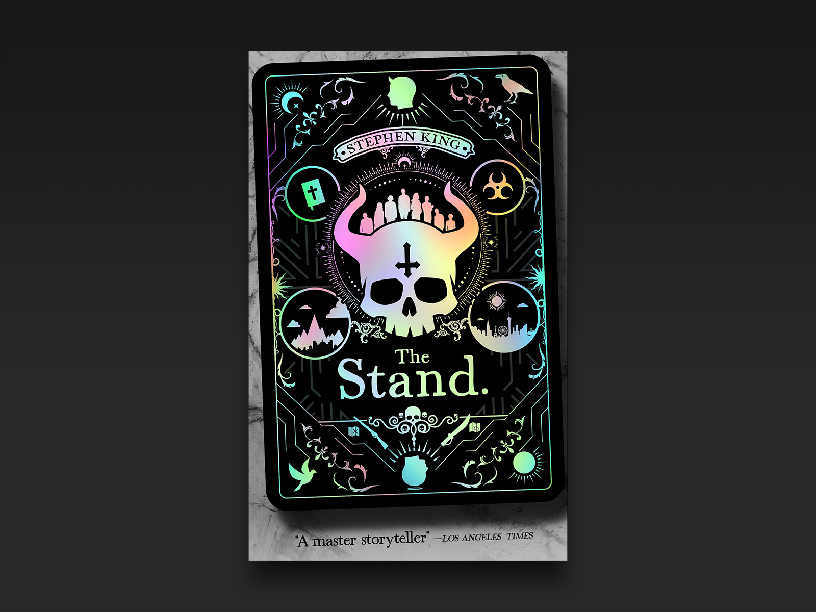 Classic cover refresh — The Stand book book cover book cover art book design cover cover art cover design fiction graphic design