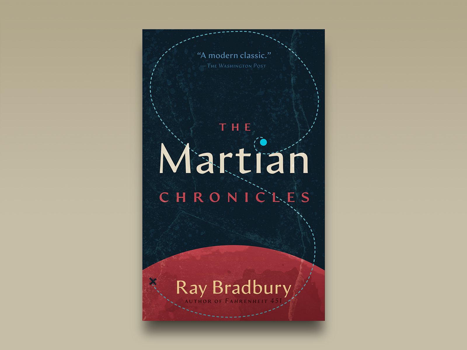 Classic cover refresh — The Martian Chronicles book book cover book cover art book design cover cover art cover design fiction graphic design