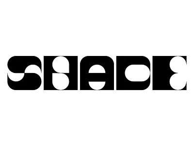 Font | Shade design font graphic design mark typography vector