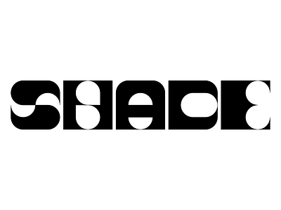 Font | Shade design font graphic design mark typography vector
