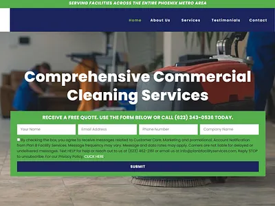 Commercial Cleaning Web Design web design wordpress