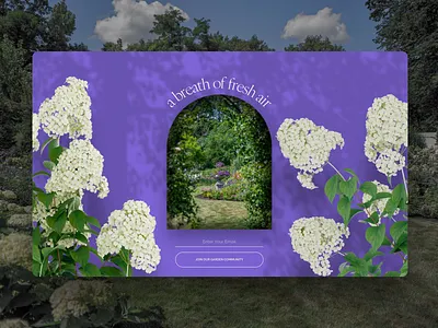 Gardening Blog Email Form 3d animation blog email flowers garden gardener gardening ui web webflow