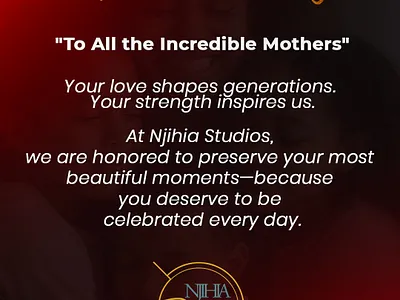 Photography Studio Mother's Day Poster graphic design motion graphics