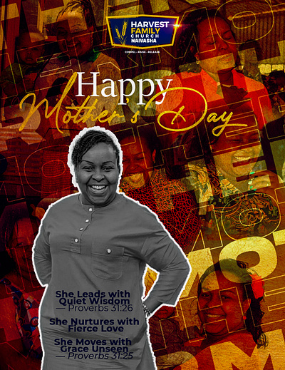 Church's Mother's Day Poster graphic design