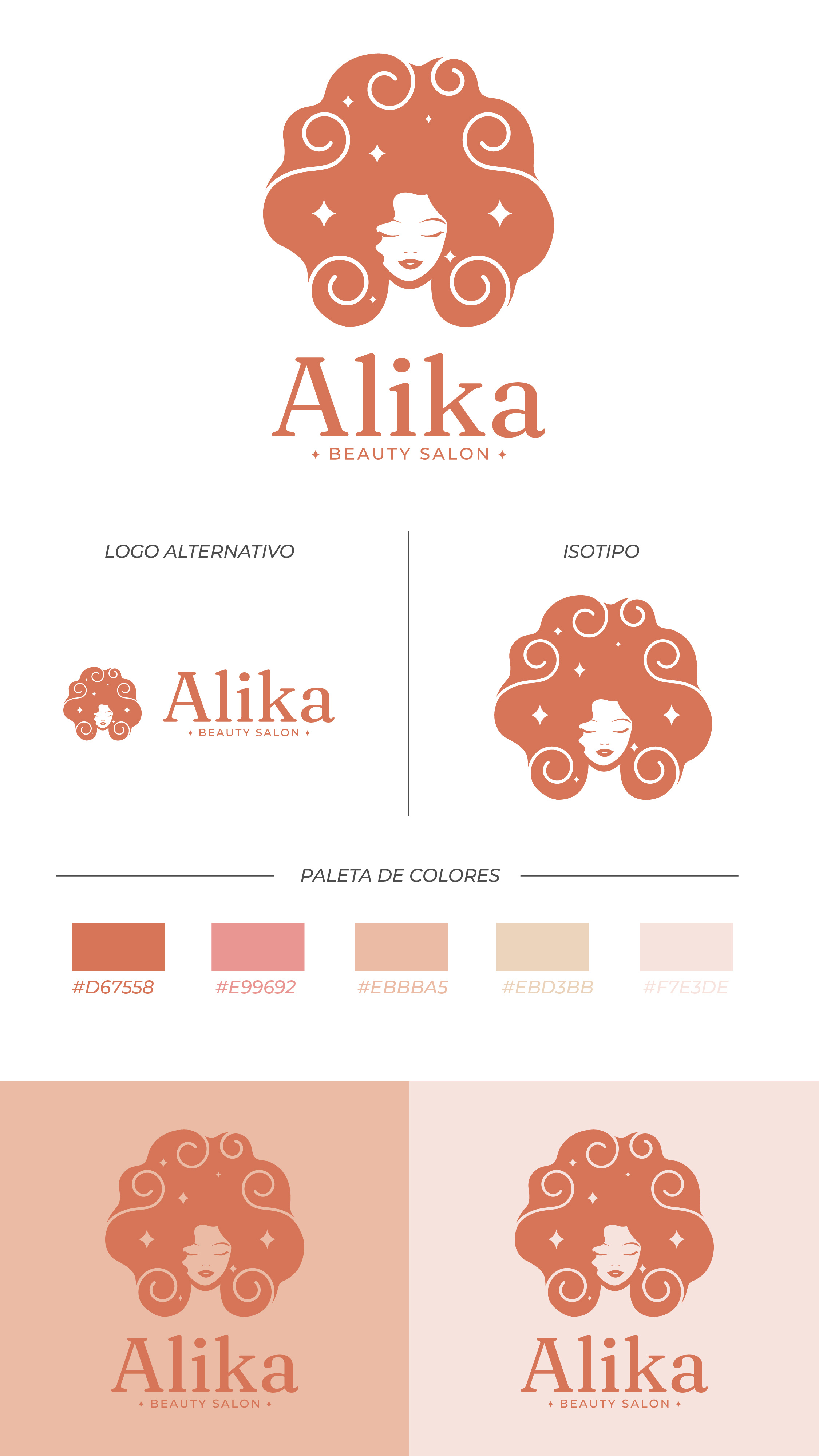 Logo: Beauty Salon beauty branding graphic design illustration logo vector