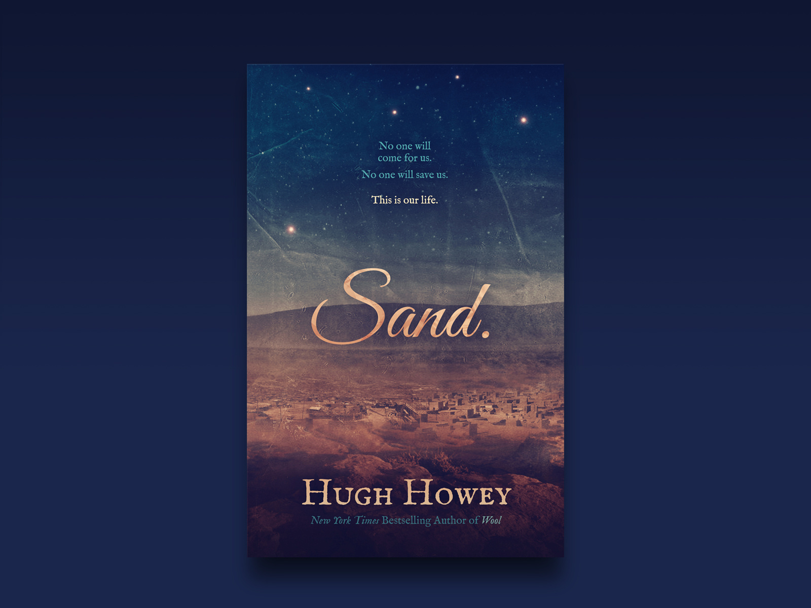 Sand, Hugh Howey book book cover book cover art book design cover cover art cover design fiction graphic design