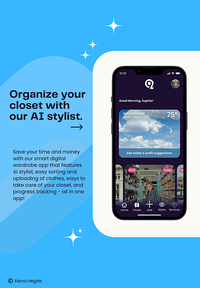2The9s - Mobile Clothing App with AI Assistant branding digital closet mobile app smart wardrobe app sustainability app sustainability design ui design uxdesign