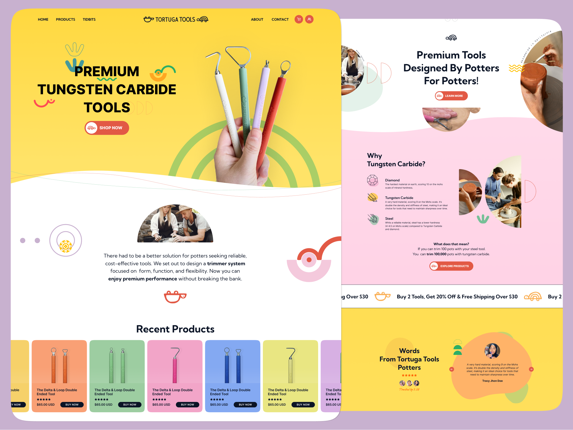 Example of Responsive Landing Page + Shopify + Seo