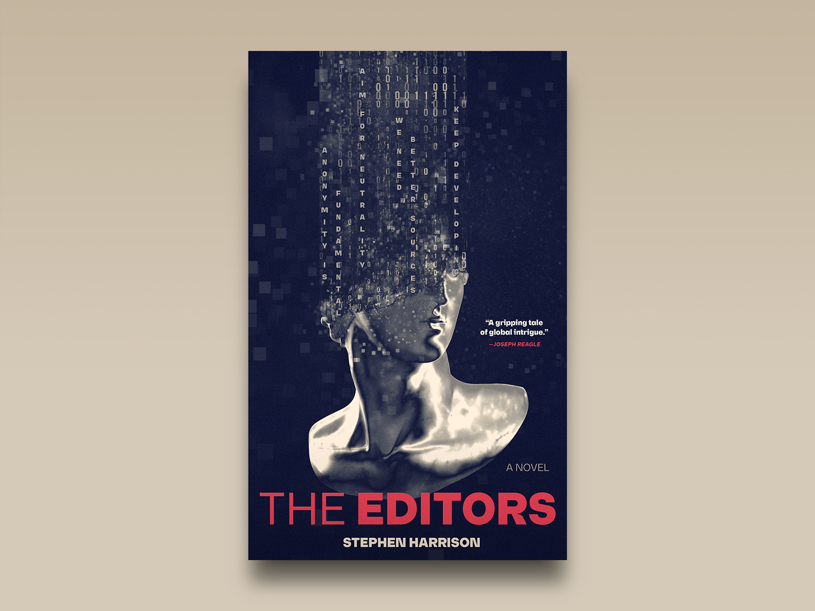 The Editors, Stephen Harrison (Inkshares) book book cover book cover art book design cover cover art cover design fiction graphic design
