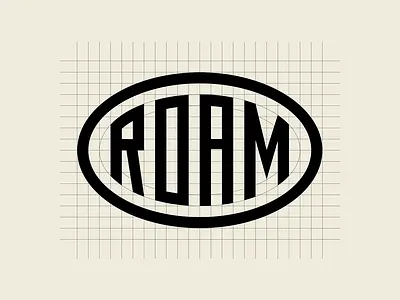 ROAM Logo Design avatar badge brand identity branding design graphic design industrial logo logo design logos vintage
