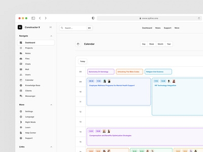 Freebies on Spline One admin admin panel dashboard design system figma ui ui kit ux