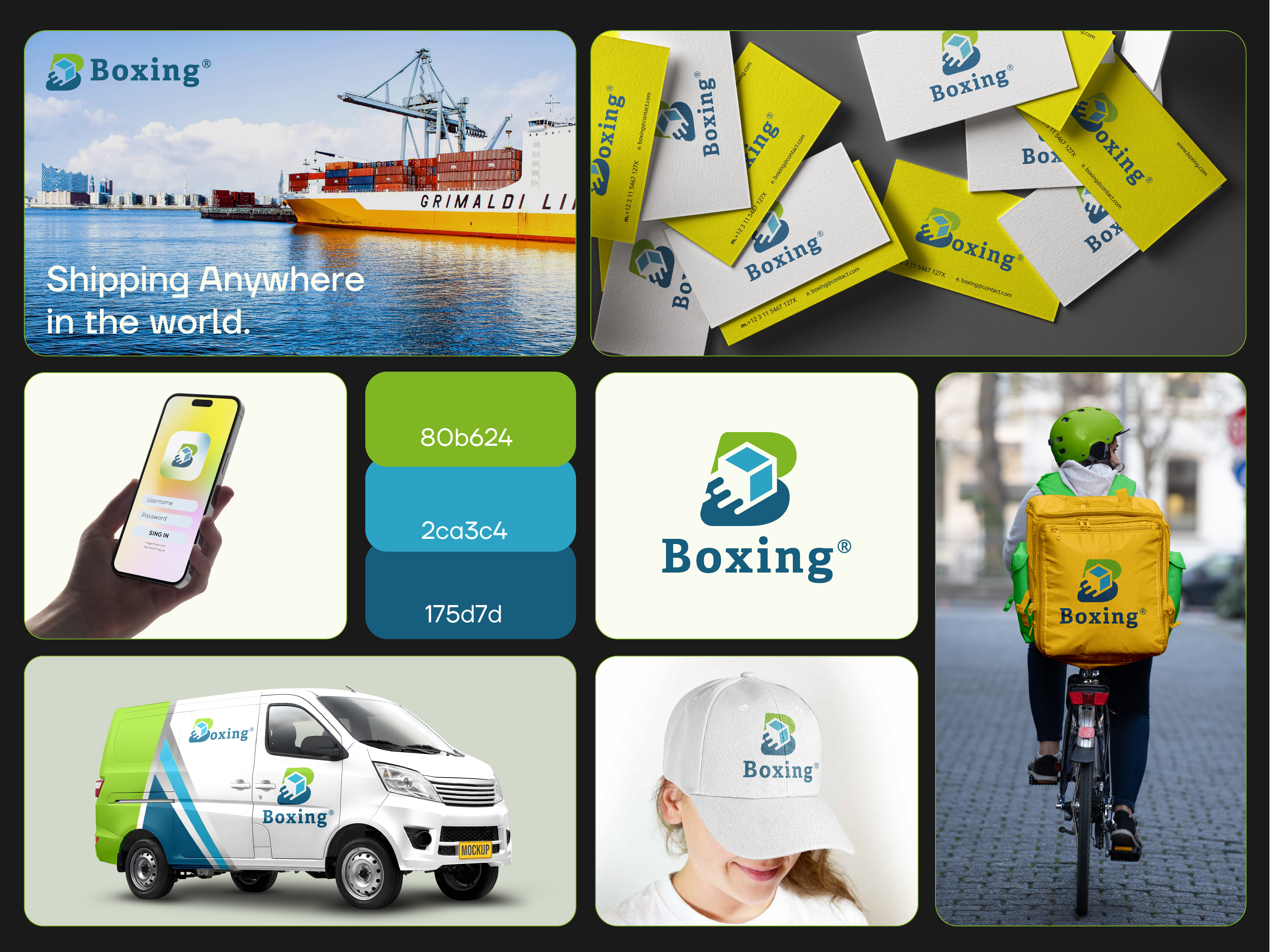 Example of Logistic Logo Design For Your Company